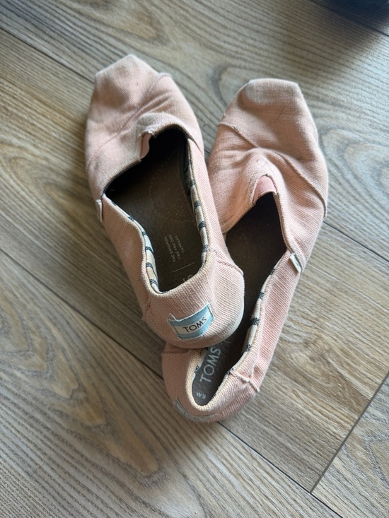 Toms Shoes - TOMS Blush Canvas Slip-On Shoes